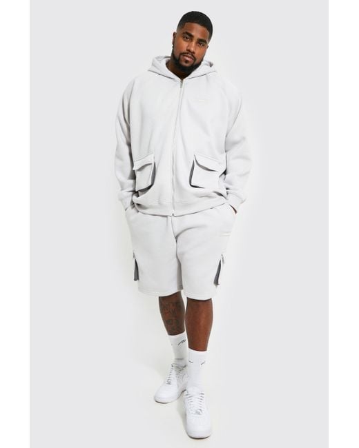 boohooman cargo tracksuit