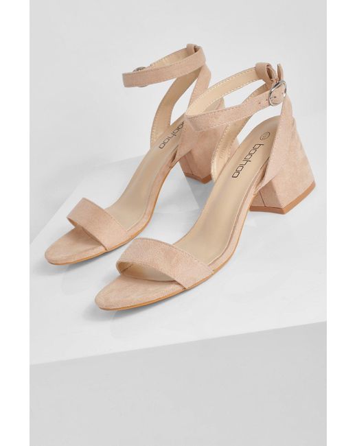 barely there heels block