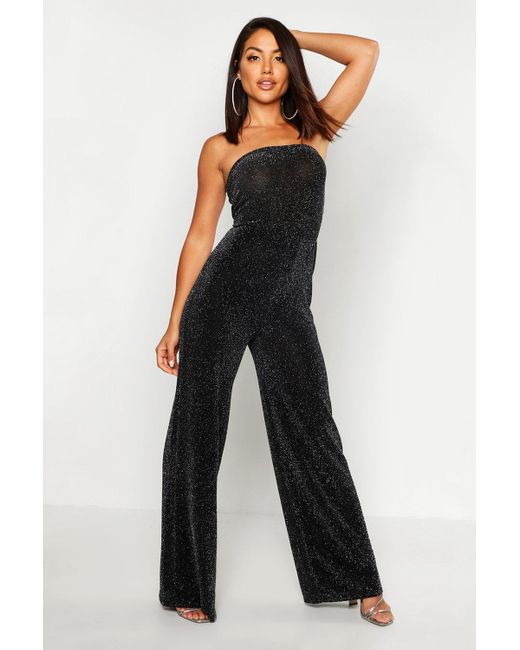 boohoo strapless jumpsuit