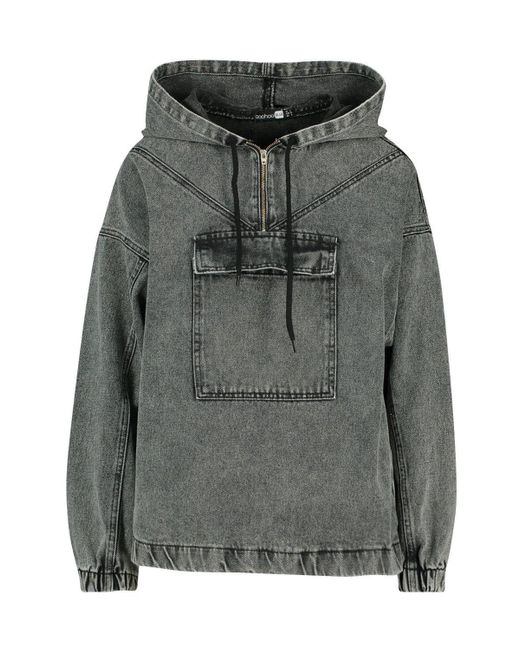 denim jacket hoodie