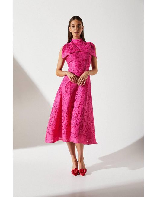 boohoo pink bow dress Bow Clothing | Bow Outfits