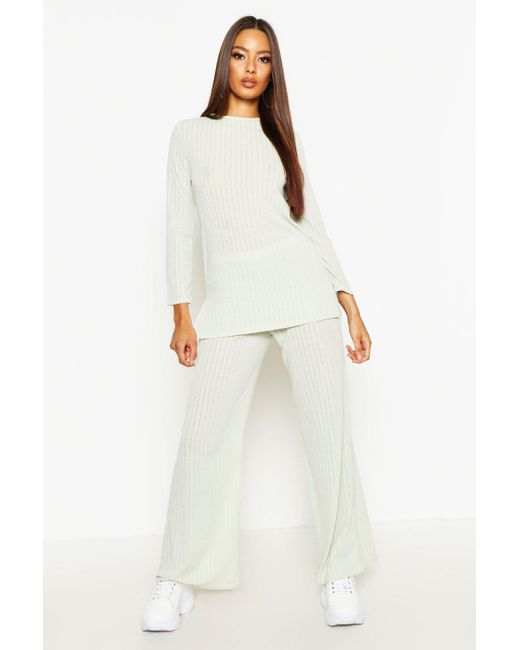 boohoo white trousers