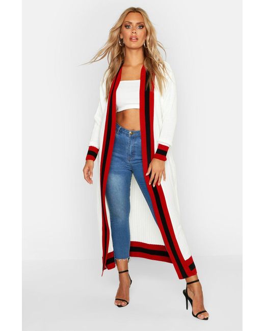boohoo long cardigan