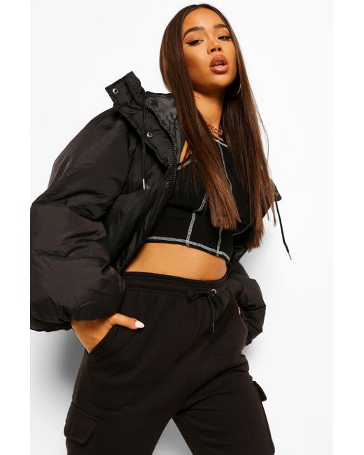 boohoo puffa jacket