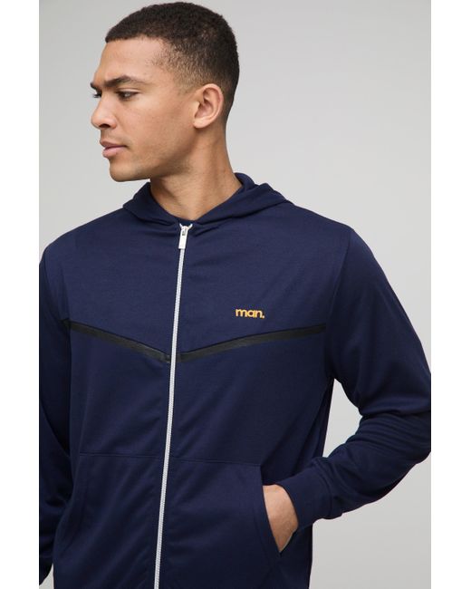 Chándal Man Con Capucha Boohoo de color Blue