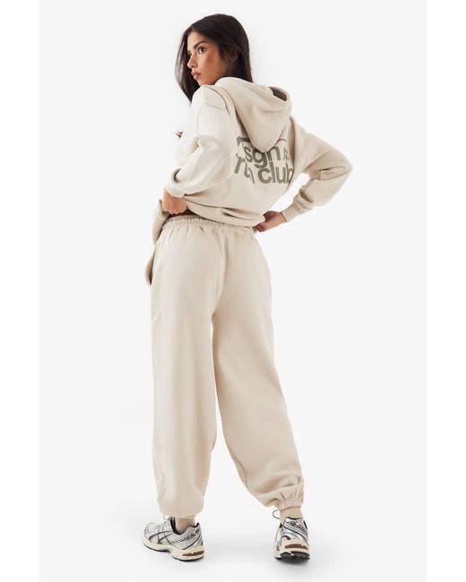 DSGN Studio Natural Run Club Printed Cuffed Jogger