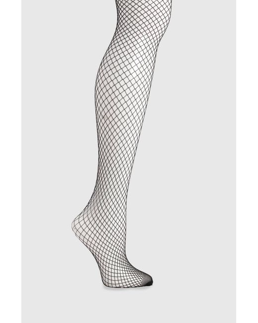 Boohoo Red Plus Fishnet Tights