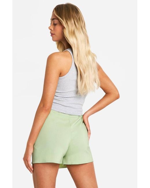 Boohoo Green Sage Skort