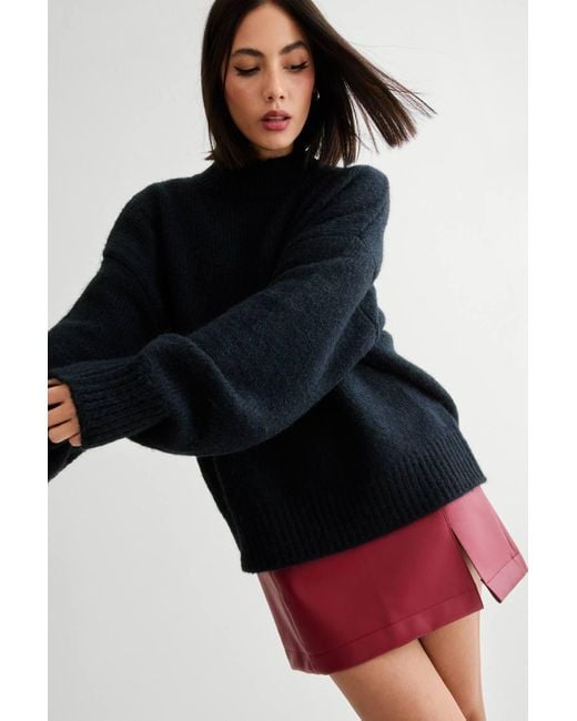 Nasty Gal Black Turtleneck Sweater