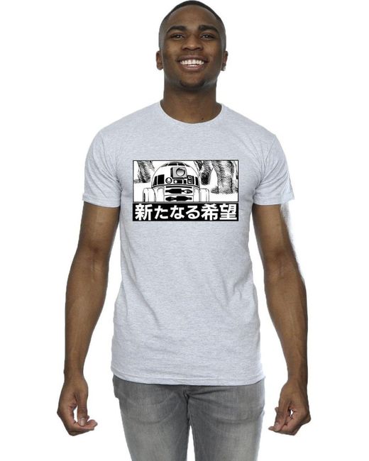 BoohooMAN White Star Wars R2d2 T-shirt for men