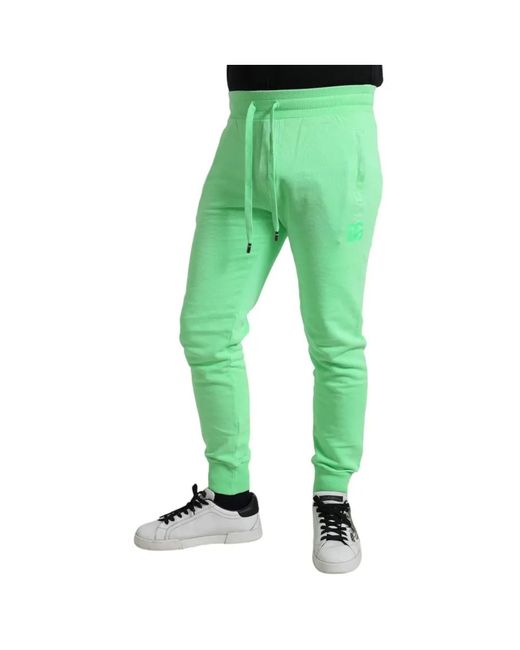 BoohooMAN Dolce & Gabbana Preloved Green Joggers Model Pan75083 Pants for men