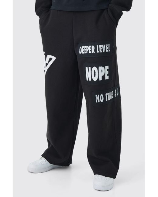 Distressed joggers mens sale
