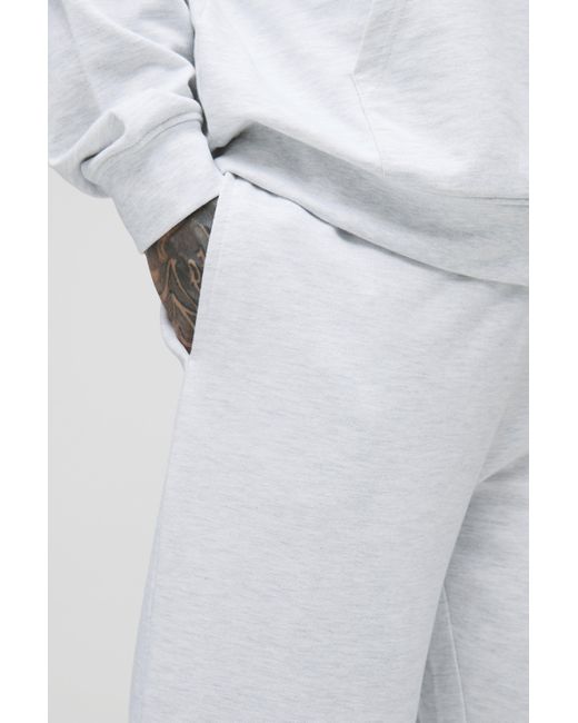 BoohooMAN Tall Basic Jogginghose mit geteiltem Saum in Gray für Herren