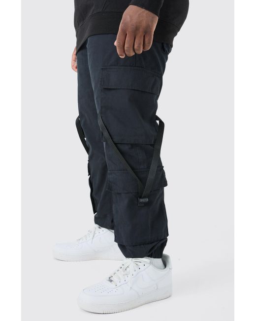 Boohooman cargo joggers sales