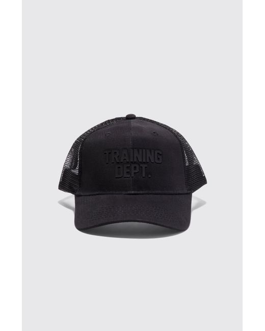 Boohoo Black Man Active Training Dept Cap