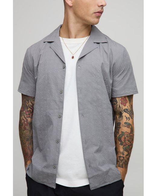Technic Gray Regular Al Flannel Shirt