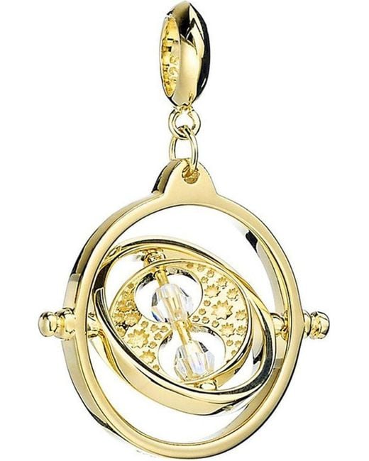 BoohooMAN Metallic Harry Potter Swarovski Time Turner Charm for men