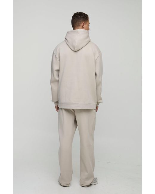 Tall Basic Straight Leg Jogger Boohoo de color Gray