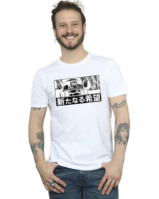 BoohooMAN White Star Wars Together We Can Rule The Galaxy T-shirt for men