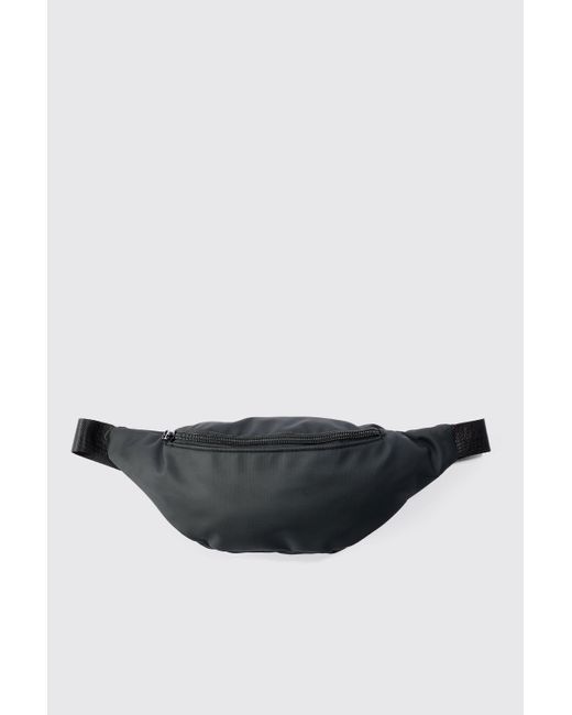 BoohooMAN Blue Basic Fanny Pack for men