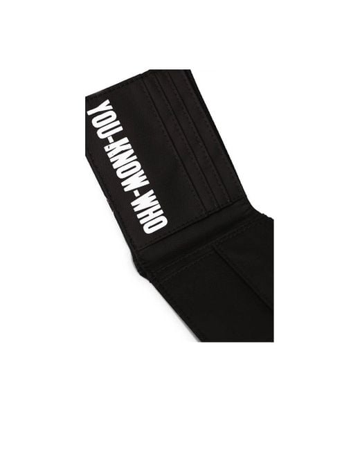 BoohooMAN Harry Potter Wizards Unite Neon Voldemort Bi-fold Wallet, Black (mw652630hpt) for men