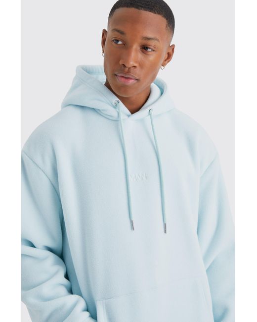 Microfleece hoodie mens sale
