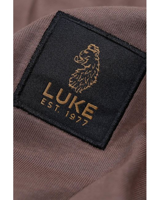 BoohooMAN Gray Luke 1977 Brunei Luke Patch T-shirt for men