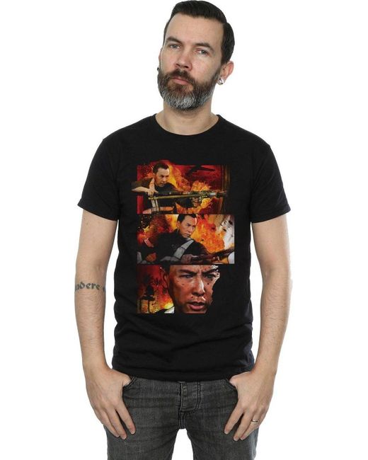 BoohooMAN Black Star Wars Rogue One Chirrut Comic Strip T-shirt for men