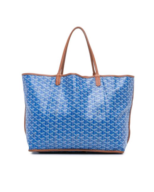 BoohooMAN Goyard Preloved Saint Louis Pm Tote Bag Wo - Blue for men
