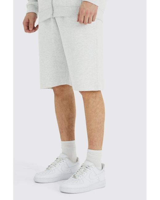 BoohooMAN White Tall Loose Fit Short for men