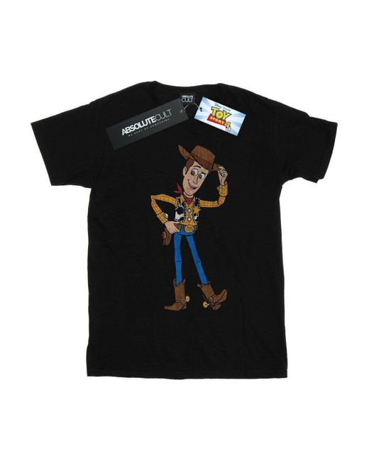 BoohooMAN Black Disney Toy Story 4 Sheriff Woody Pose T-shirt for men