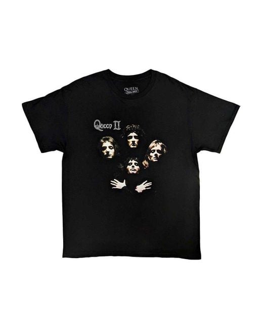 BoohooMAN Black Queen Bo Rhap Cotton T-shirt for men