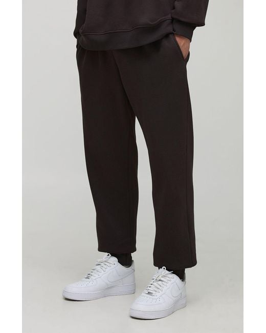 BoohooMAN Black Basic Regular Fit Jogger for men