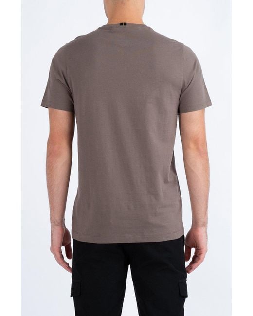 BoohooMAN Gray Luke 1977 Brunei Luke Patch T-shirt for men