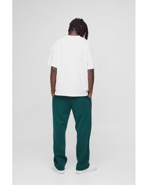 BoohooMAN White Basic Oversized Crew Neck T-Shirt for men