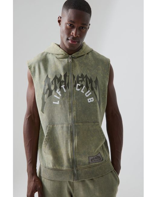 Designer sleeveless on sale hoodie