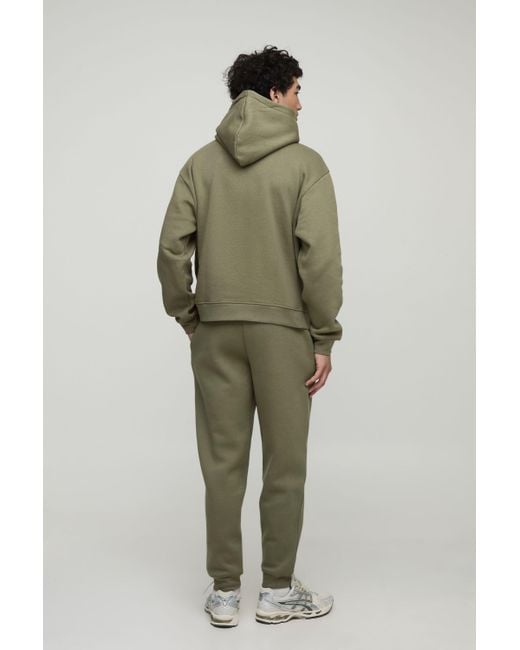 BoohooMAN Green Basic Regular Fit Jogger for men
