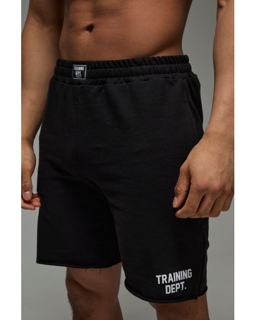BoohooMAN Man Active X Everlast lockere 9in-Shorts in Black für Herren