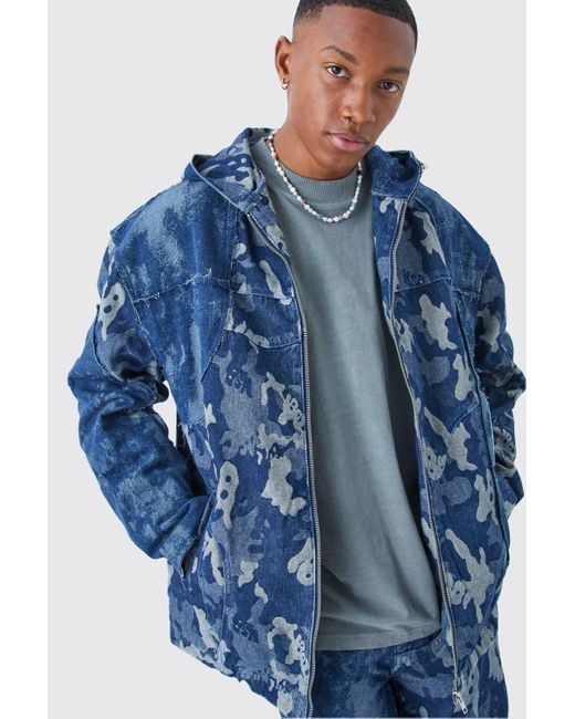 Boohoo camo shop jacket
