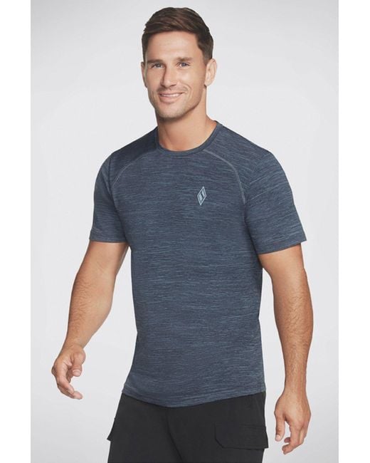 BoohooMAN Blue On The Road Tee Biscay Bay for men
