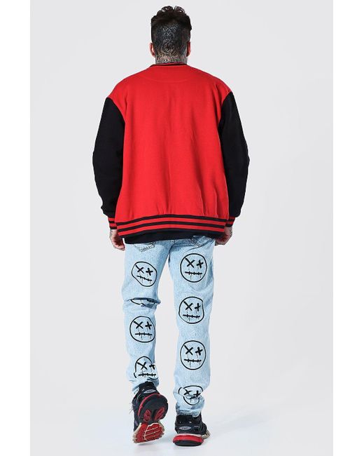 BoohooMAN Denim Relaxed Fit Rigid Drip 