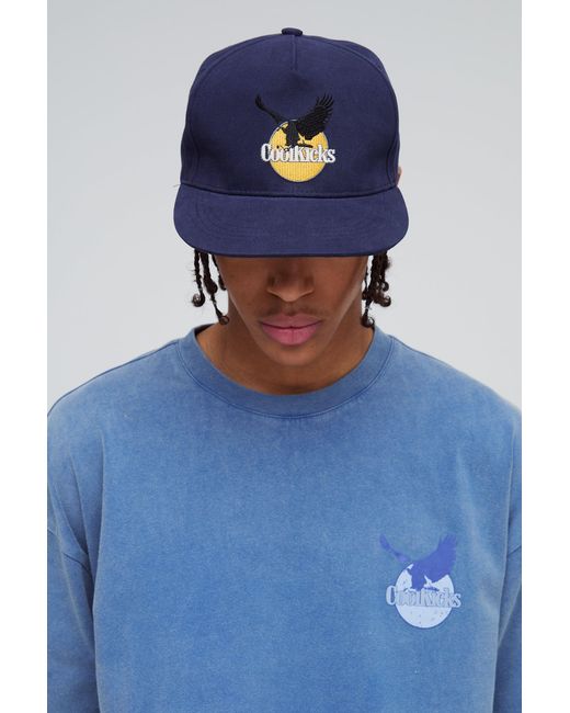 BoohooMAN Blue Coolkicks Twill Cap for men
