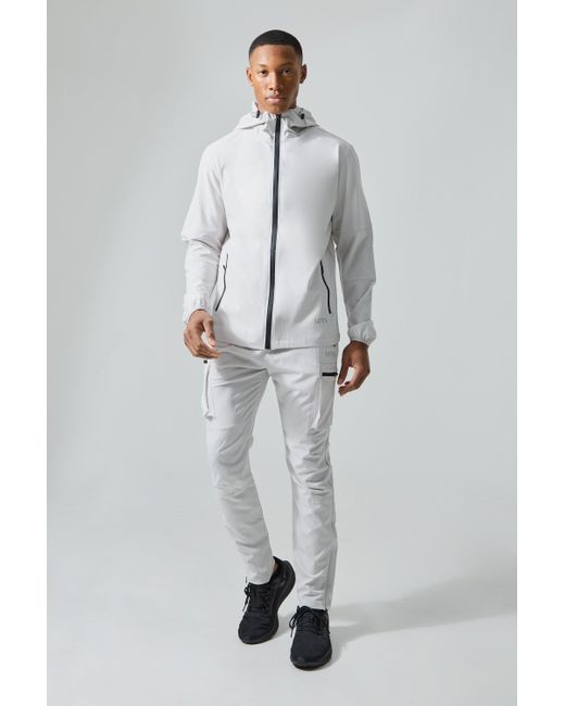 Boohooman tracksuit deals grey
