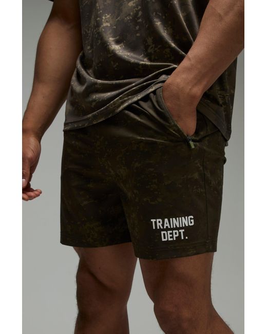 BoohooMAN Training Dept 5-in-1 Shorts in Black für Herren