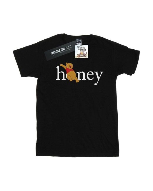 BoohooMAN Black Disney Winnie The Pooh Honey T-shirt for men