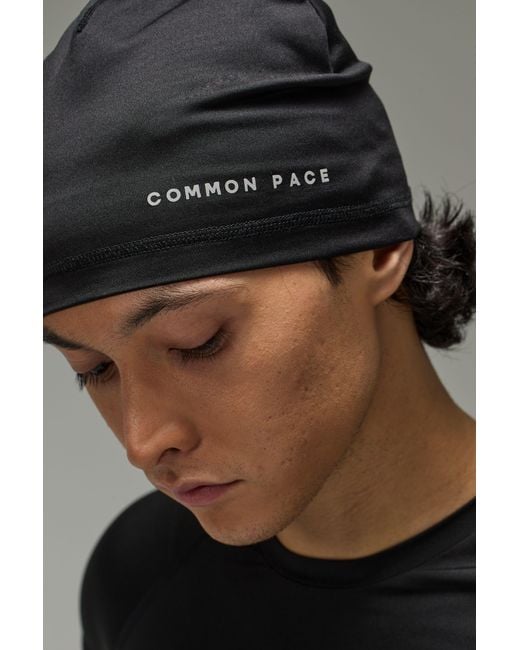 BoohooMAN Black Common Pace Running Reflective Beanie for men