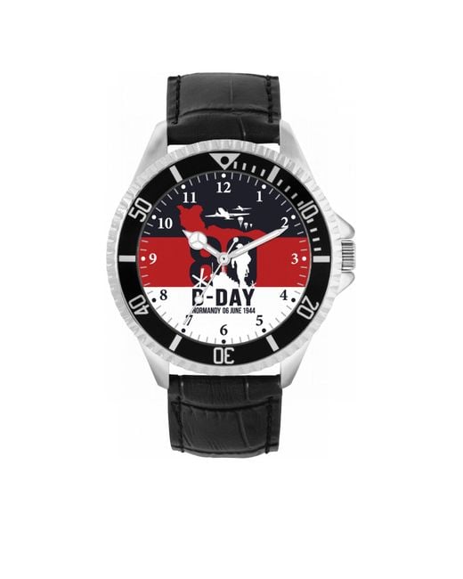 BoohooMAN Red Toff London Watch for men
