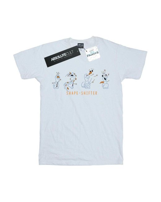 BoohooMAN White Disney Frozen 2 Olaf Shape-shifter T-shirt for men