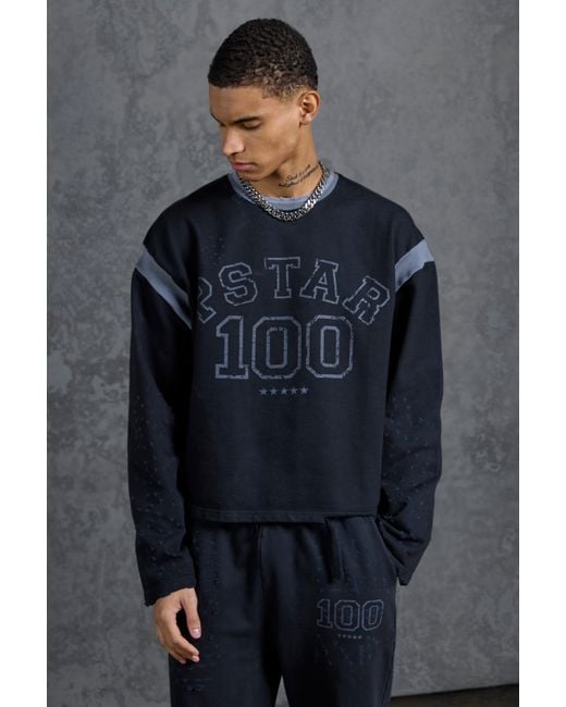 Boohoo cropped sweatshirt online