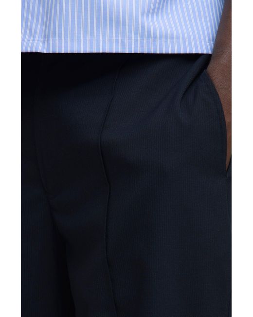 BoohooMAN Blue Baggy Chino for men